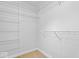 Spacious walk-in closet featuring wire shelving for optimal organization and storage solutions at 3658 Graceland Ave, Indianapolis, IN 46208