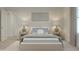 Serene bedroom with a neutral palette and comfortable bed setup with decorative pillows and lamps at 3908 Andean Ct, Bargersville, IN 46106