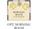 Optional morning room with two chairs in a 11'-5