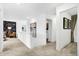 Spacious upstairs hallway leads to rooms and features modern wall art at 3924 Andean Ct, Bargersville, IN 46106