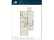 Layout of single-Gathering home with three bedrooms, two bathrooms, and a two-car garage at 3936 Sterling Dr, Whitestown, IN 46075