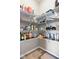 Spacious pantry with wire shelving, offering ample storage for food and kitchen essentials at 4659 W Otway Ln, New Palestine, IN 46163