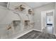 Walk-in closet featuring shelving and view to bedroom with exterior view at 5151 Nettleton Way, Avon, IN 46123