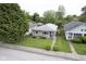 Charming single-story home with well-manicured lawn and tidy landscaping along a paved sidewalk at 5225 E St Clair St, Indianapolis, IN 46219