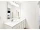 Bright bathroom featuring double sinks, quartz countertops, and sleek design at 5312 Summerton St, McCordsville, IN 46055