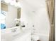 Bright bathroom featuring a shower-over-tub combination and neutral décor at 5312 Summerton St, McCordsville, IN 46055