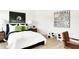 Spacious bedroom featuring a comfortable bed and sport-themed decor at 5312 Summerton St, McCordsville, IN 46055