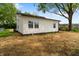 Home with spacious backyard and mature tree, creating a peaceful outdoor area at 650 Overstreet St, Franklin, IN 46131
