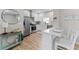 Spacious kitchen with stainless steel appliances, white cabinets, and bar seating at 650 Overstreet St, Franklin, IN 46131