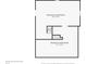 Floor plan displaying the dimensions of the unfinished basement, offering potential for customization at 7335 Bethany Park, Martinsville, IN 46151