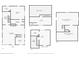 Complete home floor plan with basement, main and second floors, closets, lofts and stairs at 7335 Bethany Park, Martinsville, IN 46151