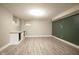 Finished basement area with vinyl flooring and built-in storage at 858 Cedar Wood, Carmel, IN 46032