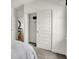 Bedroom closet featuring a white sliding door, wire shelving and an organized space at 9363 Abner St, McCordsville, IN 46055
