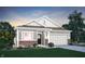 Charming single-Gathering home featuring a two-car garage and manicured front yard, perfect for suburban living at 9363 Abner St, McCordsville, IN 46055