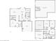Detailed floor plan showcasing the layout of the first and second floor at 951 Parker Ln, Westfield, IN 46074