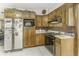Functional kitchen with stainless steel appliances and ample counter space at 1190 W Jefferson St, Franklin, IN 46131