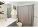 Clean bathroom featuring modern fixtures, and plenty of room at 1236 Central Ave, Indianapolis, IN 46202