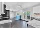 Spacious kitchen with refinished surfaces and stainless steel appliances at 1237 W State Rd 38, Pendleton, IN 46064