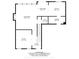 Floor plan of the first level at 12832 Broncos Dr, Fishers, IN 46037
