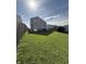 Spacious backyard with a large lawn, perfect for outdoor activities and relaxation at 1304 Crescent Dr, Greenwood, IN 46143