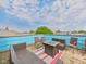 Outdoor rooftop deck with furniture and a fire pit, perfect for relaxation at 1409 Spann Ave, Indianapolis, IN 46203