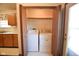 Laundry room area with standard washer and dryer appliances at 1652 Sweetwater Ln, Greenfield, IN 46140