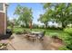 Backyard patio with outdoor furniture and an open view at 17002 Folly Brook Rd, Noblesville, IN 46060