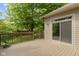 Spacious wood deck with sliding glass door at 1941 Orchard Ct, Carmel, IN 46280