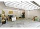 Spacious garage with concrete floors and plenty of storage space at 1941 Orchard Ct, Carmel, IN 46280