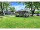 This home boasts a well-maintained lawn and quaint facade, creating a welcoming outdoor space at 2150 S Emerson Ave, Indianapolis, IN 46203