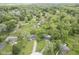 Aerial view of homes nestled among lush green trees in a well-established neighborhood at 2807 Westleigh Dr, Indianapolis, IN 46268