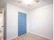 This bedroom has modern flooring and a neutral wall color at 2807 Westleigh Dr, Indianapolis, IN 46268
