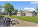 Outdoor space with play area, seating, and plenty of space for entertaining at 2810 Bittersweet Blvd, Columbus, IN 47203