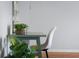 Close up of a desk with neutral decorations and colors with a comfortable chair at 2810 Bittersweet Blvd, Columbus, IN 47203