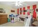 bedroom with bunk beds and slide, provides ample space and entertainment for sleeping and playing at 3221 Holt St, Whiteland, IN 46184
