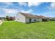 Expansive backyard with lush green grass and a well-maintained lawn at 3222 Enclave Ln, Greenwood, IN 46143