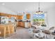 Bright and sunny kitchen with barstool seating, and plenty of natural light at 3319 E 700 N, Whiteland, IN 46184