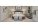 A charming bedroom is furnished with soft lighting, decorative pillows, and stylish seating, creating a cozy retreat at 3882 Andean Ct, Bargersville, IN 46106