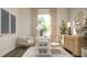 Bright home office featuring modern decor, a comfortable chair, a sleek desk, and natural light from a window at 3882 Andean Ct, Bargersville, IN 46106
