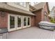 Backyard deck with access to the house through glass doors and plenty of space for outdoor living at 4037 Oakleaf Dr, Zionsville, IN 46077