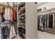 Spacious walk-in closet with custom shelving and ample storage for an organized wardrobe at 4037 Oakleaf Dr, Zionsville, IN 46077