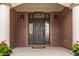 Elegant front entrance featuring a grand door with decorative glass and stylish lighting at 4037 Oakleaf Dr, Zionsville, IN 46077