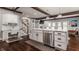 Modern kitchen with stainless steel appliances, granite countertops, and ample cabinet space at 4037 Oakleaf Dr, Zionsville, IN 46077