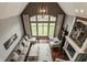 Overhead view of a living room with high ceilings and large windows at 4037 Oakleaf Dr, Zionsville, IN 46077