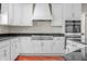 Stylish kitchen featuring white cabinetry, granite countertops, and stainless steel range at 4368 W Eagle Trce, New Palestine, IN 46163