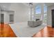 Bright living room features a fireplace and large windows at 4368 W Eagle Trce, New Palestine, IN 46163