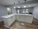 Spacious kitchen island with ample cabinet space and modern finishes at 5725 W 200 N, Lebanon, IN 46052