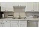 Well-organized kitchen featuring ample counter space and stainless steel sink at 608 Fisher Creek Dr, Indianapolis, IN 46239