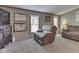 Relaxing living room with plush furniture and neutral decor at 6091 Mt Moriah Rd, Nineveh, IN 46164