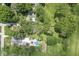 Aerial view showcasing the pool and expansive backyard at 6110 Orinoco Ave, Indianapolis, IN 46227